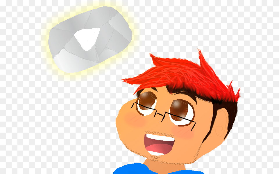 Congrats On The Diamond Play Button Markiplier Cartoon, Book, Comics, Publication, Person Free Png Download