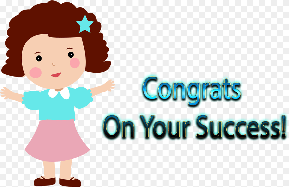 Congrats On Your Success Transparent Cartoon, Baby, Person, Face, Head Free Png