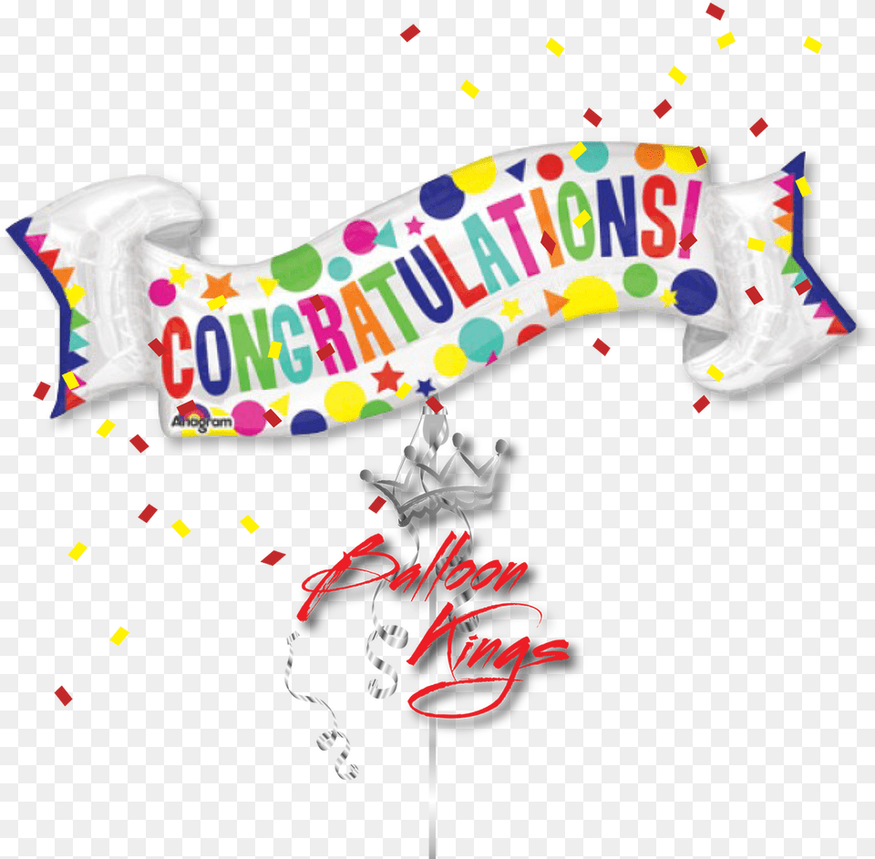 Congratulations Banner Balloon Congratulation Image, Paper, Birthday Cake, Cake, Cream Free Png Download