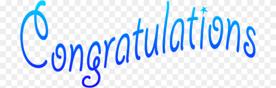 Congratulations Blue Happy Winner Congrats Cute Cat, Text, Handwriting Free Png Download