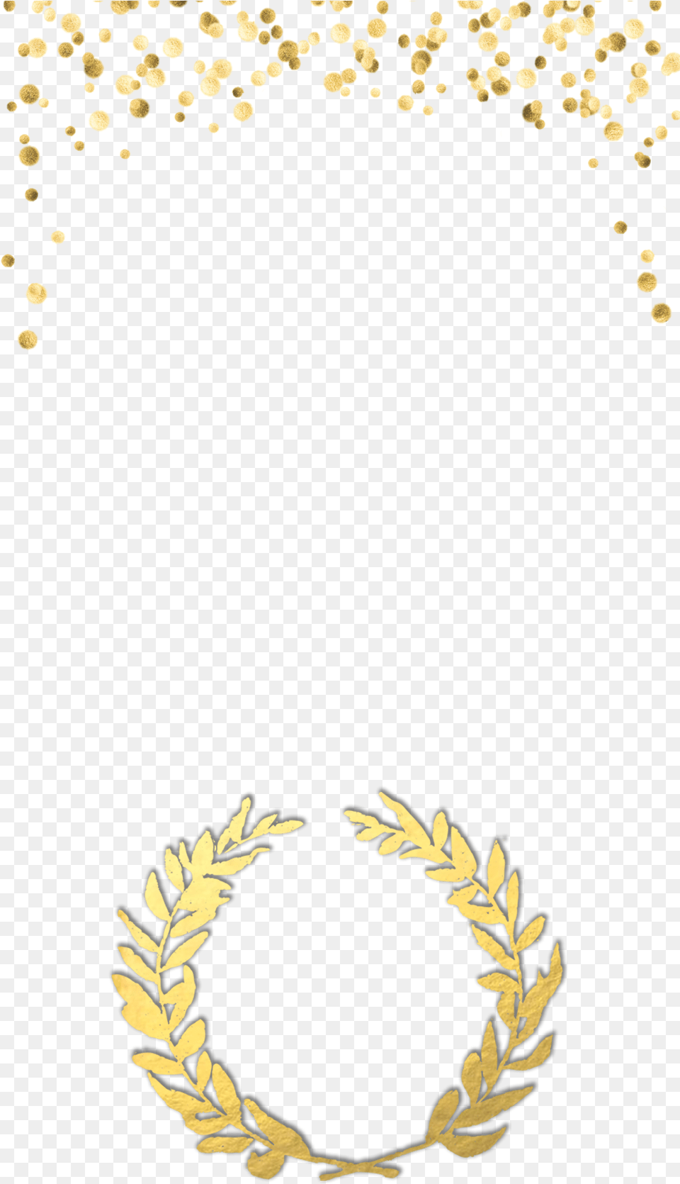 Congratulations Gold Laurels Gold Confetti, Plant, Art, Floral Design, Graphics Free Png