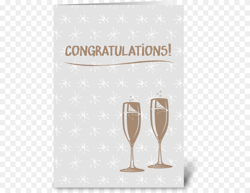 Congratulations Greeting Card Wine Glass, Alcohol, Beverage, Liquor, Wine Glass Png Image