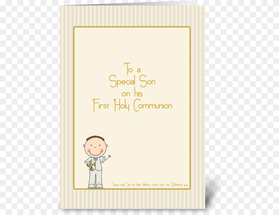 Congratulations Holy Communion Son Greeting Card Cartoon, Envelope, Greeting Card, Mail, Baby Png