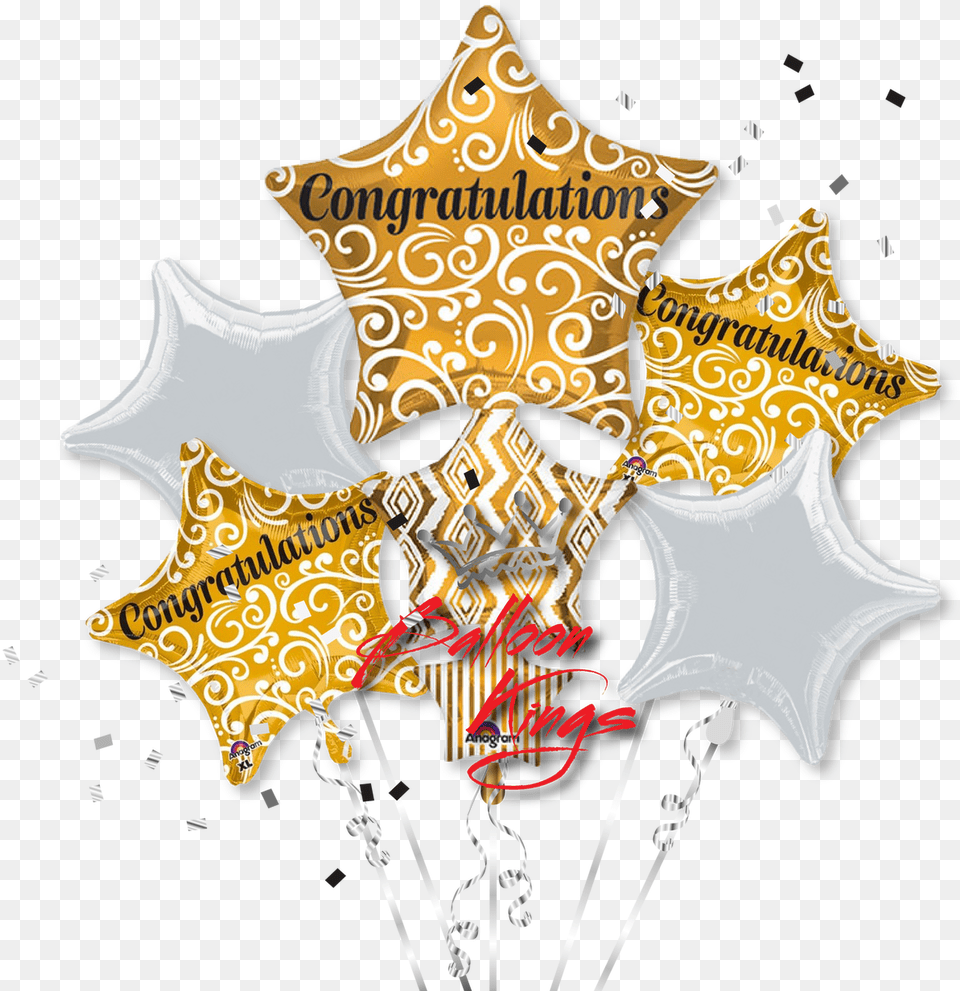 Congratulations Stacked Stars Bouquet Illustration, Logo, Symbol, Badge, Person Free Png Download