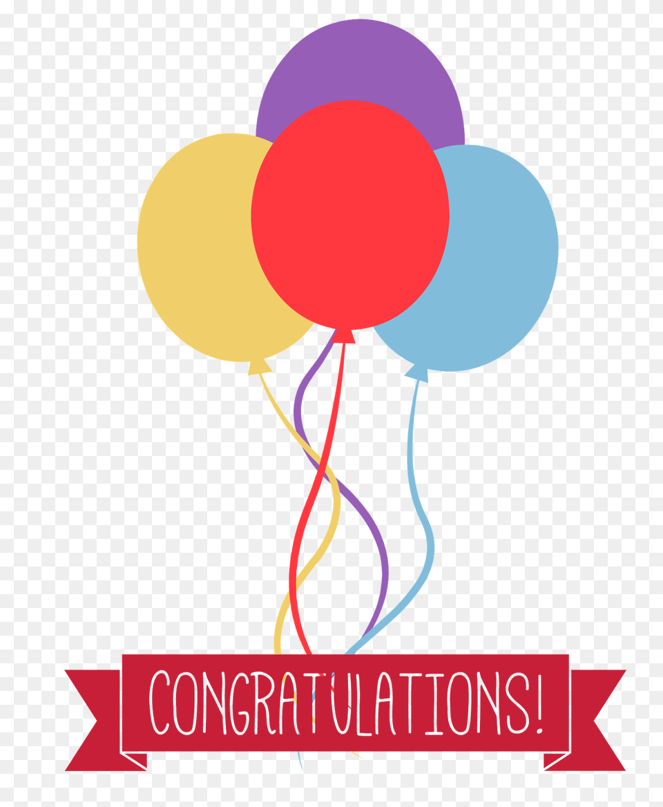 Congratulations Transparent Pictures, Balloon Free Png Download