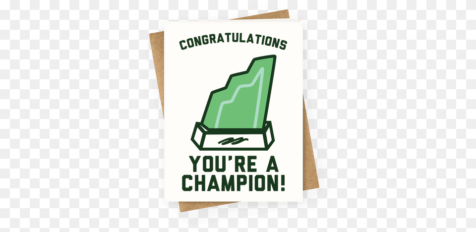 Congratulations You39re A Champion Greeting Card Congratulations You Re A Champion, Advertisement, Poster Free Png Download