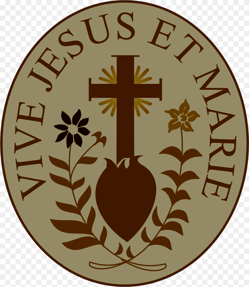 Congregation Of Jesus And Mary, Cross, Symbol Free Transparent Png