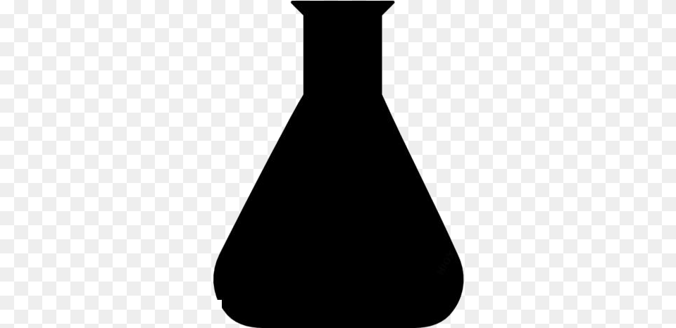 Conical Flask Transparent Vase, Jar, Pottery, Silhouette, Bow Png