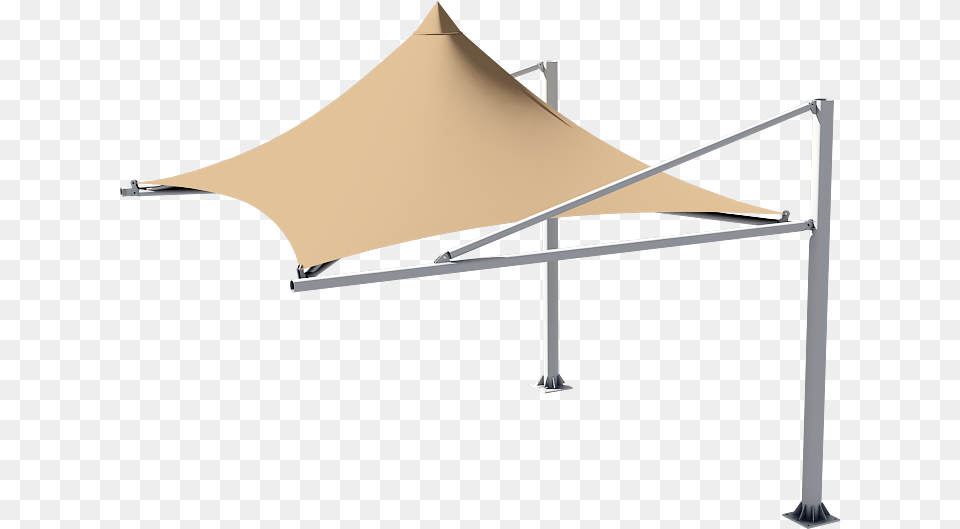 Conical Single Pole Car Parking Shade Car Parking, Canopy Free Png Download