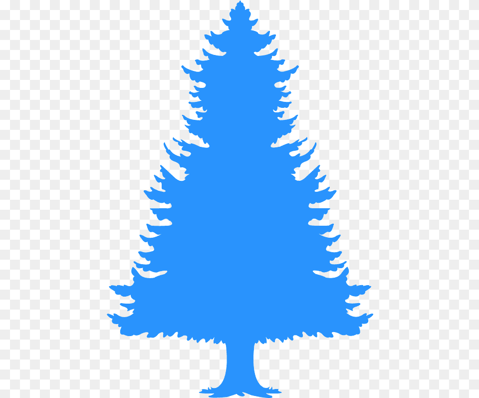 Conifer Tree Silhouette Vector Silhouettes Creazilla Christmas Tree, Fir, Plant, Christmas Decorations, Festival Free Png Download