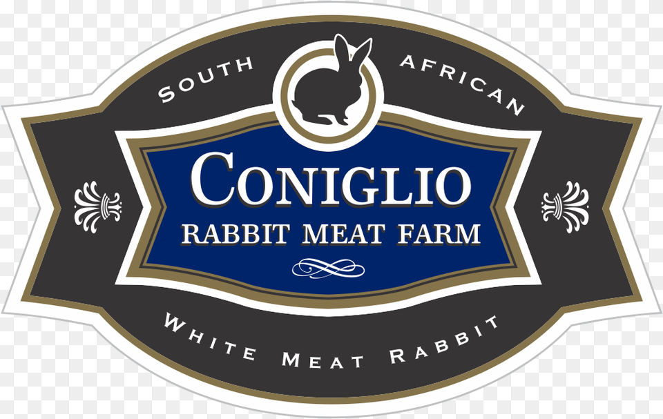 Coniglio Rabbit Meat Farm, Logo, Badge, Symbol, Disk Free Png Download