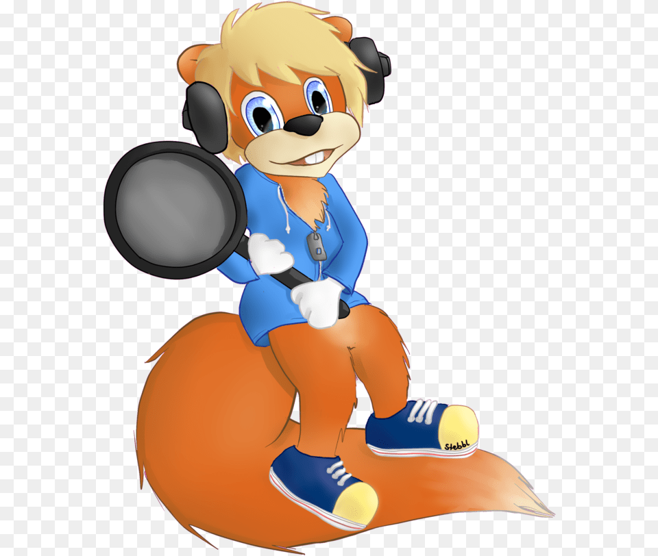 Conker S Bad Fur Day Deadpool Cartoon Mascot Figurine Conker Anime, Baby, Person, Face, Head Png Image