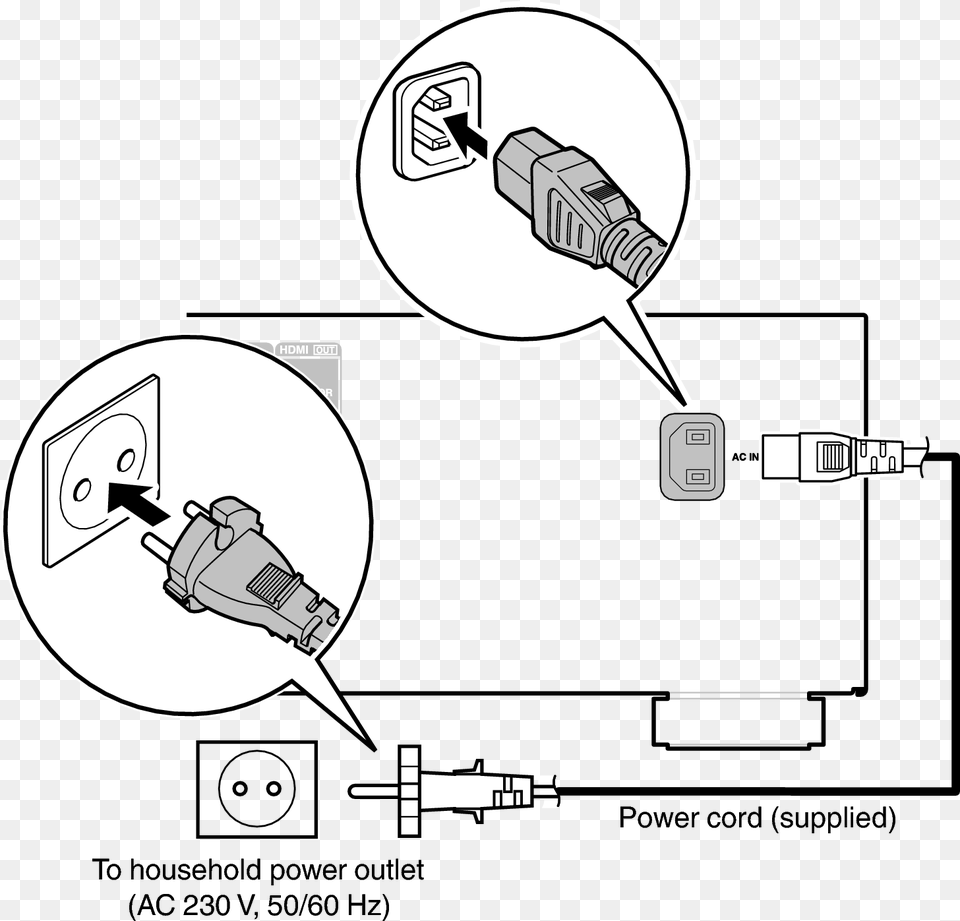 Conne Ac X250e2 Diagram, Adapter, Electronics, Plug Free Png Download