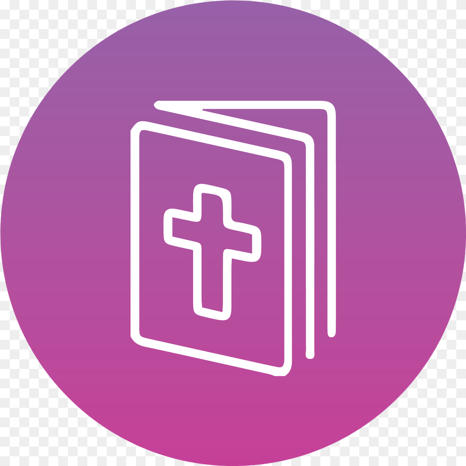 Connect Camps Purple Bible Icon, Disk Free Png