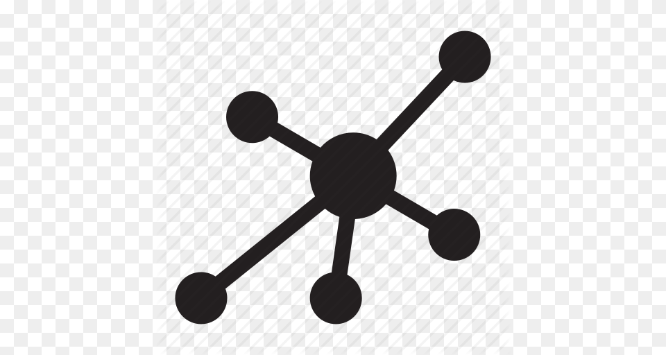 Connect Dots Hierarchy Lines Presentation Science Icon, Mace Club, Weapon, Juggling, Person Png