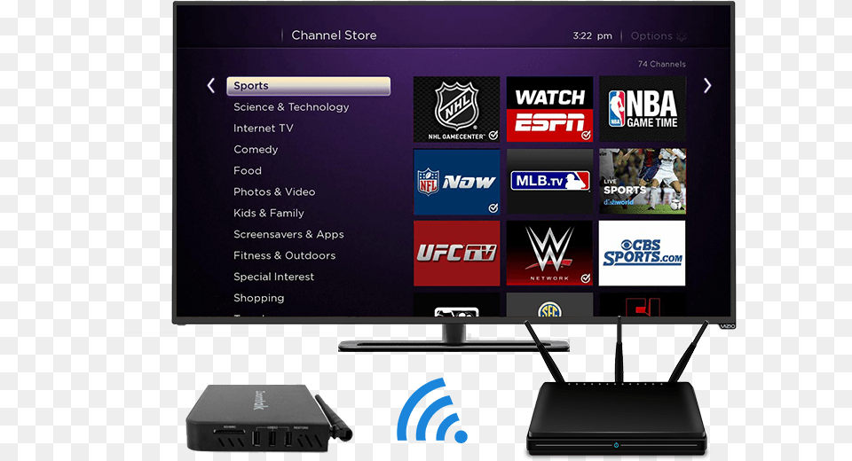 Connect Roku Player Led Backlit Lcd Display, Computer Hardware, Electronics, Hardware, Monitor Png