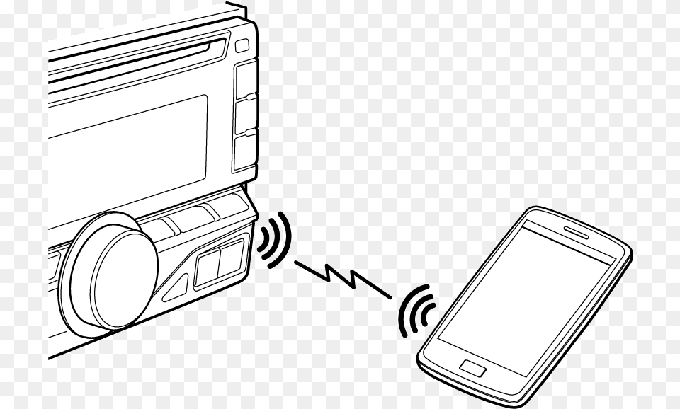 Connect The Android Smartphone Via Bluetooth Illustration, Electronics, Mobile Phone, Phone Free Png Download
