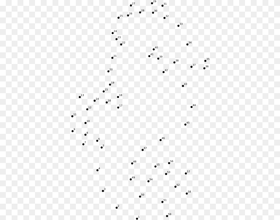 Connect The Dots Monochrome, Gray Free Png