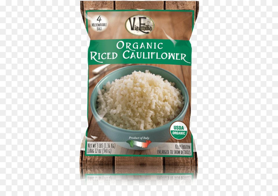 Connect With This Vendor Costco Riced Cauliflower Frozen, Food, Produce, Grain, Rice Png Image