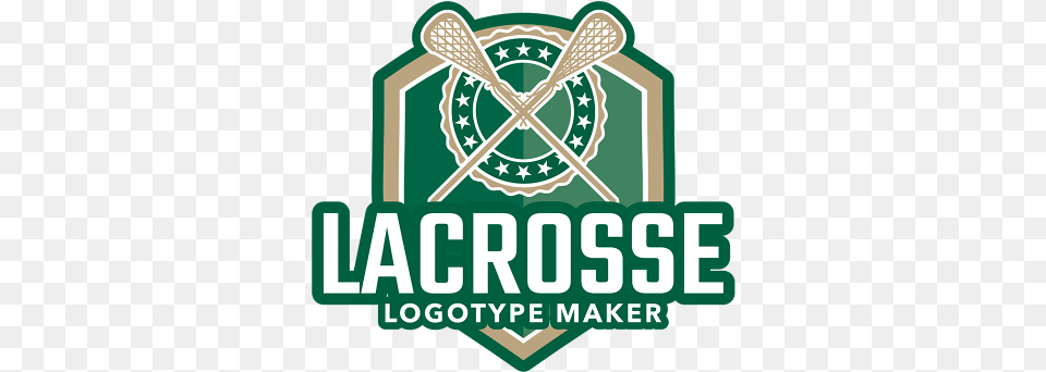 Connect With Your Fans The Best Lacrosse Logo Placeit Field Lacrosse, Dynamite, Weapon Free Png Download