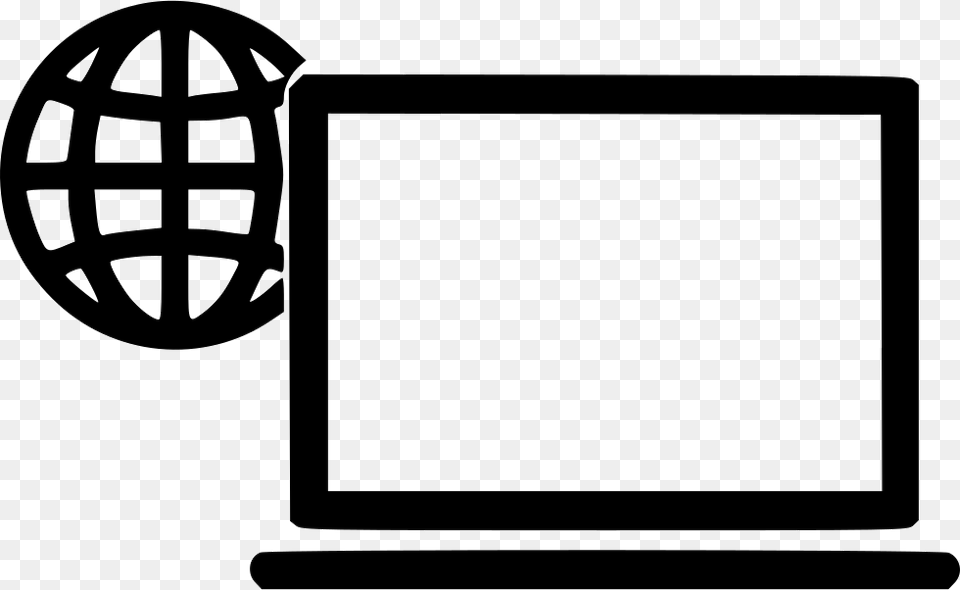 Connected Laptop International Markets Icon, Electronics, Screen, Sphere, White Board Free Transparent Png