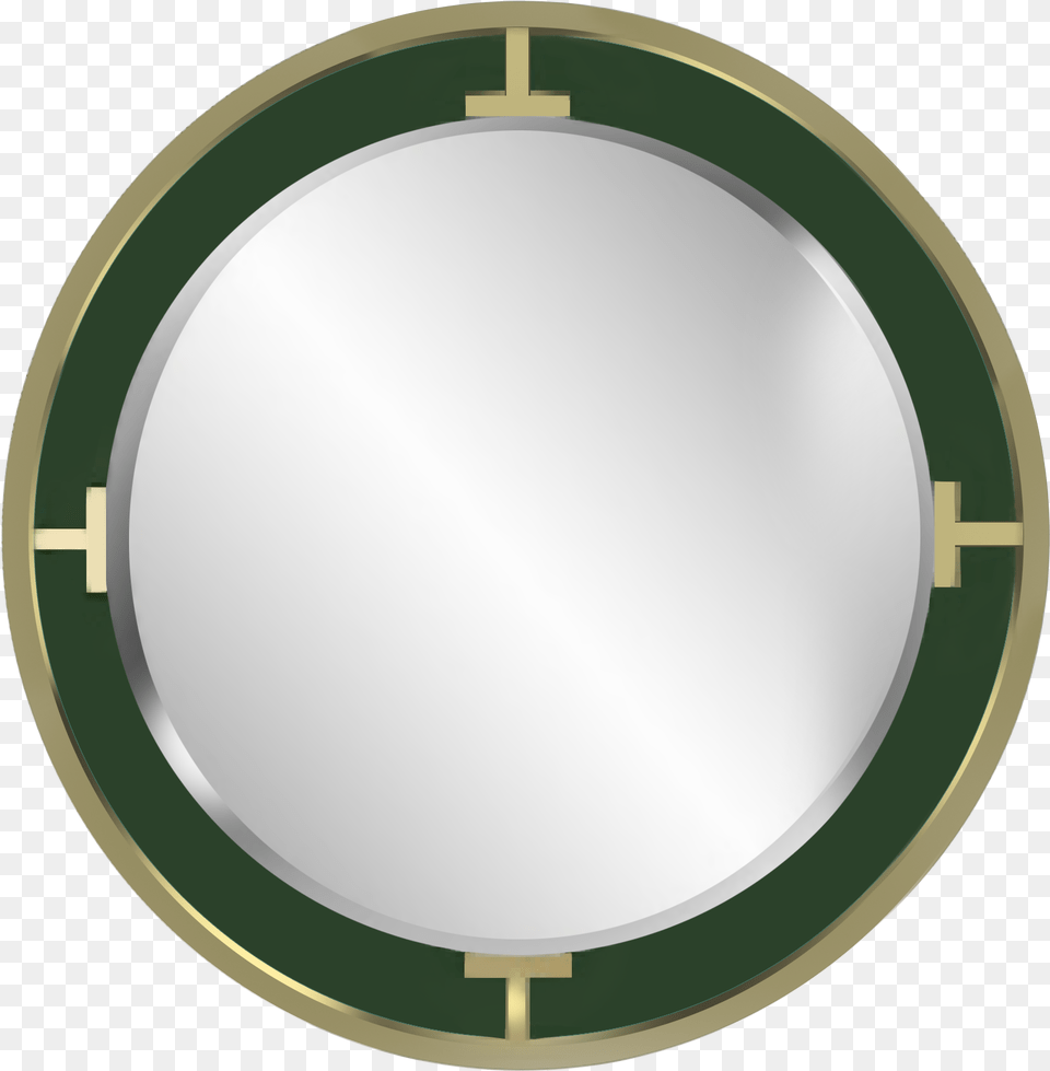 Connected Mirror In Malachite Amp Gold Circle, Disk Png