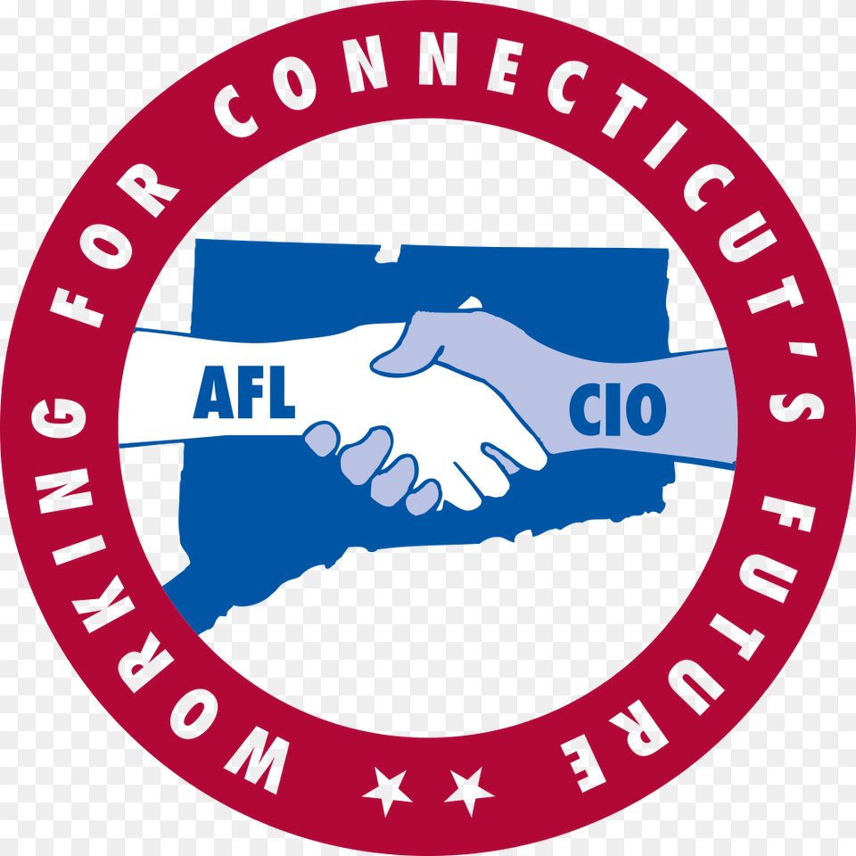 Connecticut Afl Cio Logo Afl Cio Logo, Body Part, Hand, Person, Disk Png Image