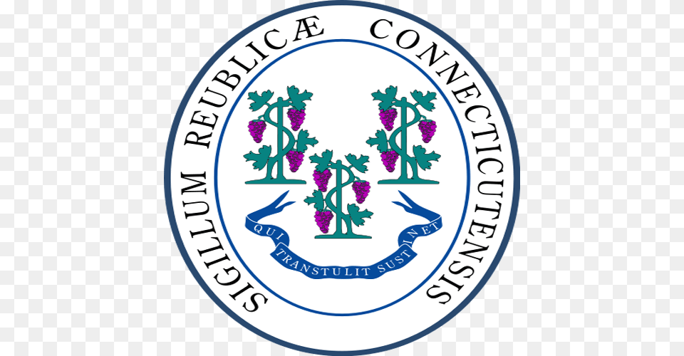 Connecticut Ct State Seal Logo Folie Douce Val D Isre, Disk, Symbol Free Png
