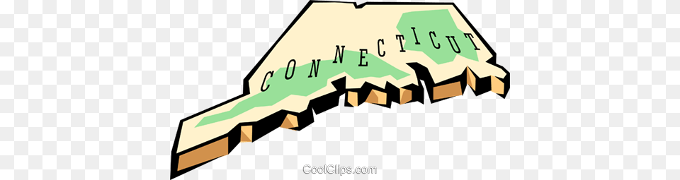 Connecticut State Map Royalty Vector Clip Art Illustration, Water, Waterfront, Land, Nature Png Image