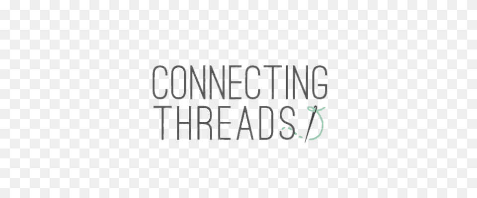 Connecting Threads Logo, Green, Text Free Png