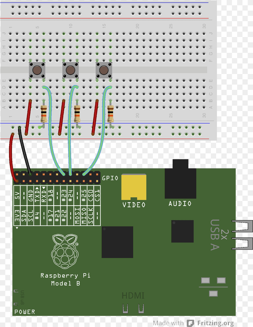 Connecting Three Buttons To Raspberry Pi Raspberry Pi Battery Pin, Electronics, Hardware, Text Free Png Download