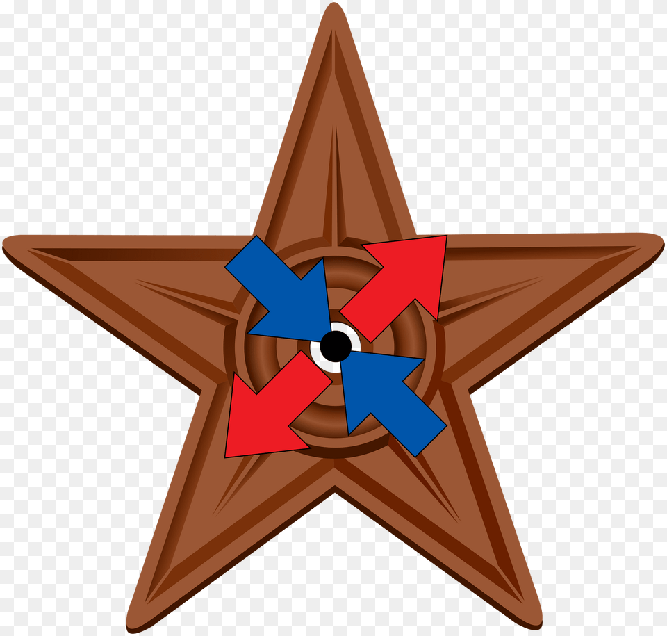 Connectivity Barnstar Alt Clipart, Star Symbol, Symbol, Rocket, Weapon Png