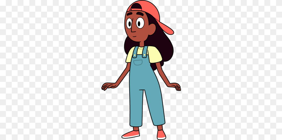 Connie 11 Connie Steven Universe Overall Outfit, Clothing, Pants, Person, Cartoon Png Image