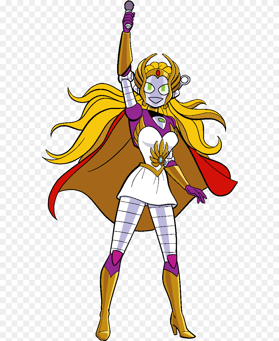 Connie As She Ra With Mic Quotshe Ra Princess Of Powerquot, Book, Publication, Comics, Adult Png Image