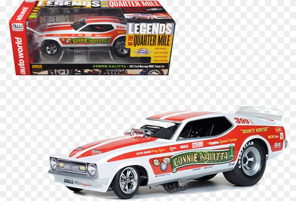 Connie Kalitta Bounty Hunter Mustang Funny Car Connie Kalitta Cars Diecast, Wheel, Vehicle, Transportation, Spoke Free Png