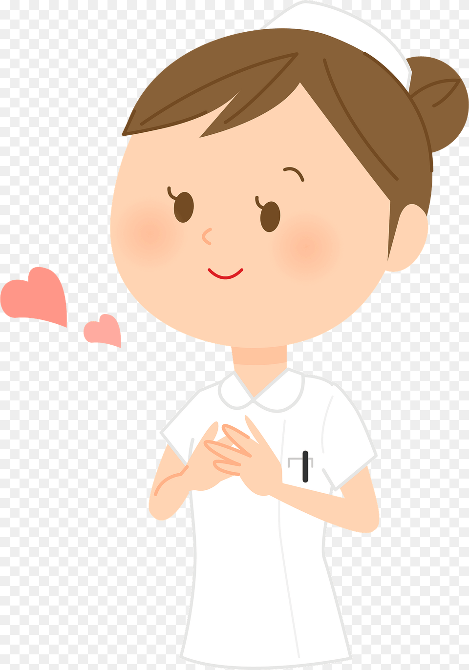 Connie Nurse Woman Is In Love Clipart, Baby, Person, Face, Head Png Image