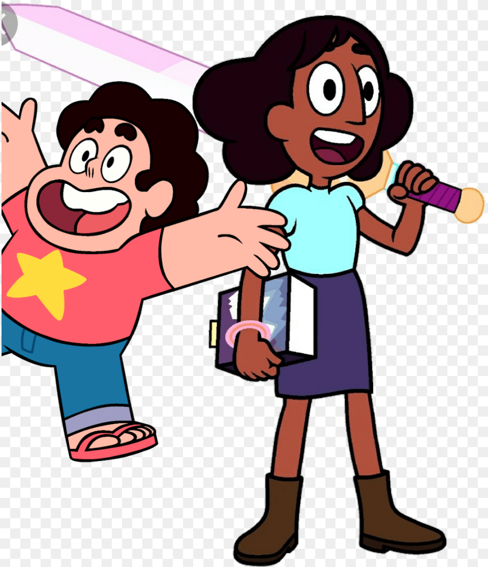 Connie With Steven Universe Transparent Steven Universe Steven, Baby, Person, Face, Head Free Png Download