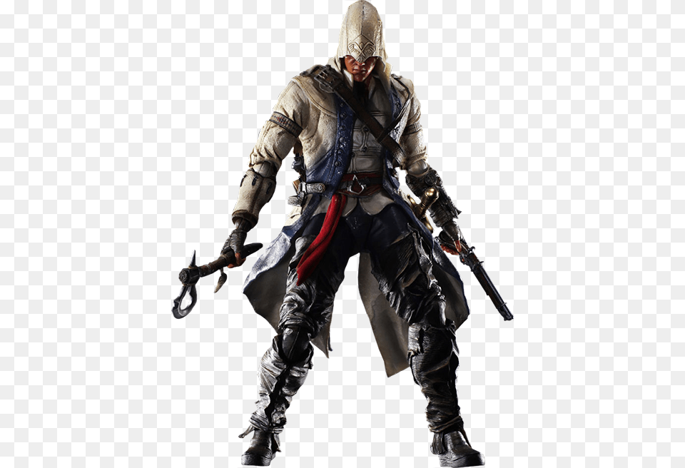 Connor Kenway Play Arts Kai Assassin39s Creed Connor Figure, Adult, Male, Man, Person Png Image