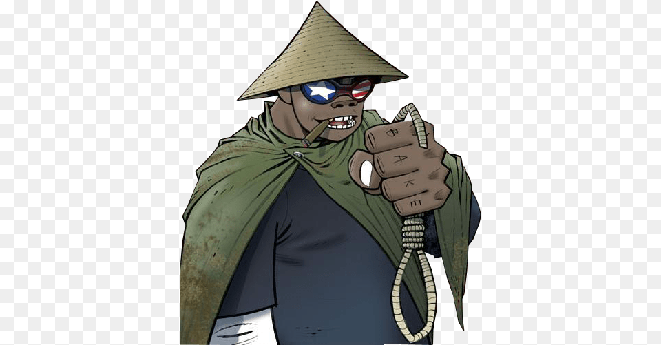 Conociendo Un Poco A Russell Gorillaz Russel, Adult, Male, Man, Person Png