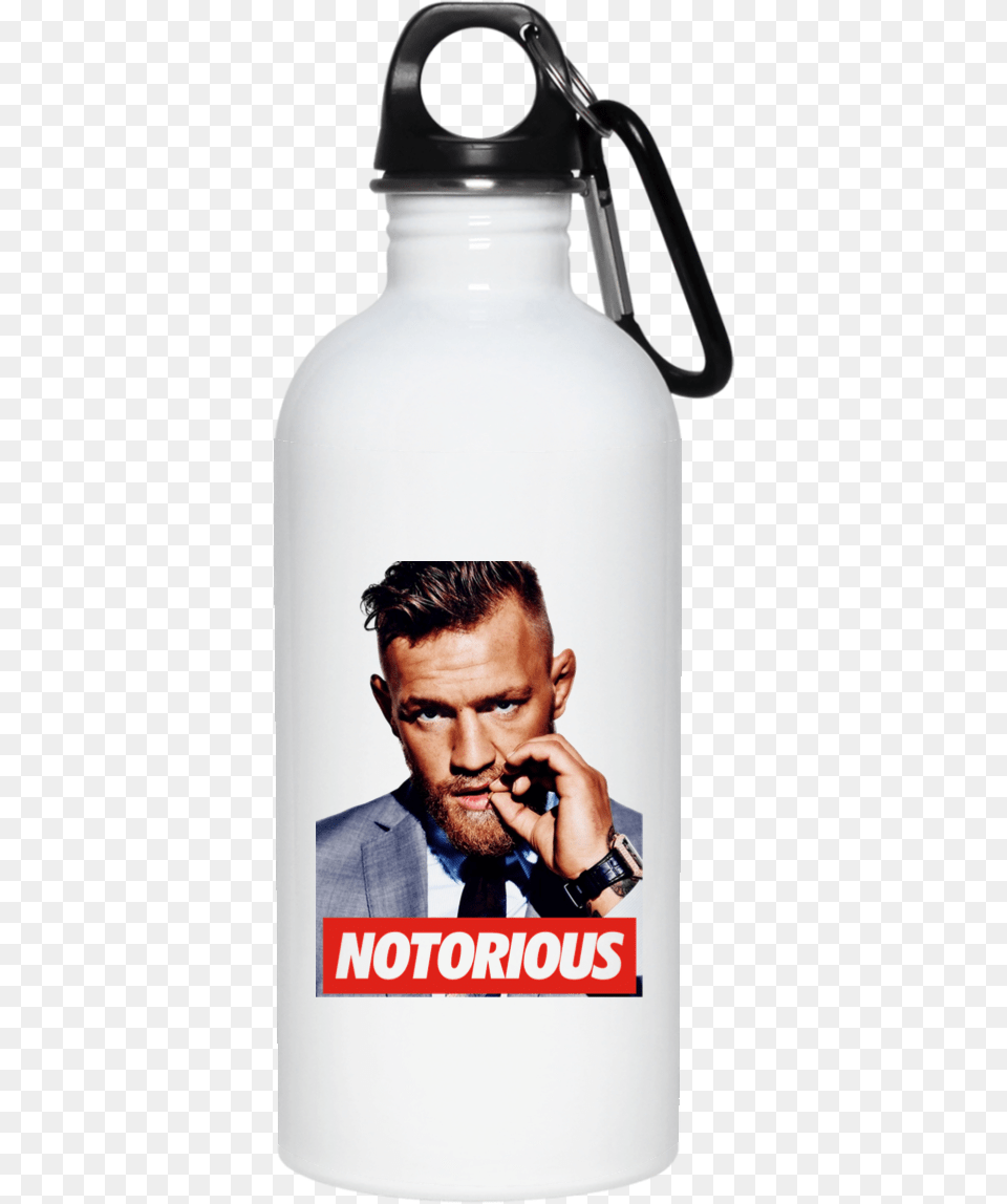 Conor Mcgregor 20 Oz Reusable Water Bottles, Bottle, Adult, Male, Man Png