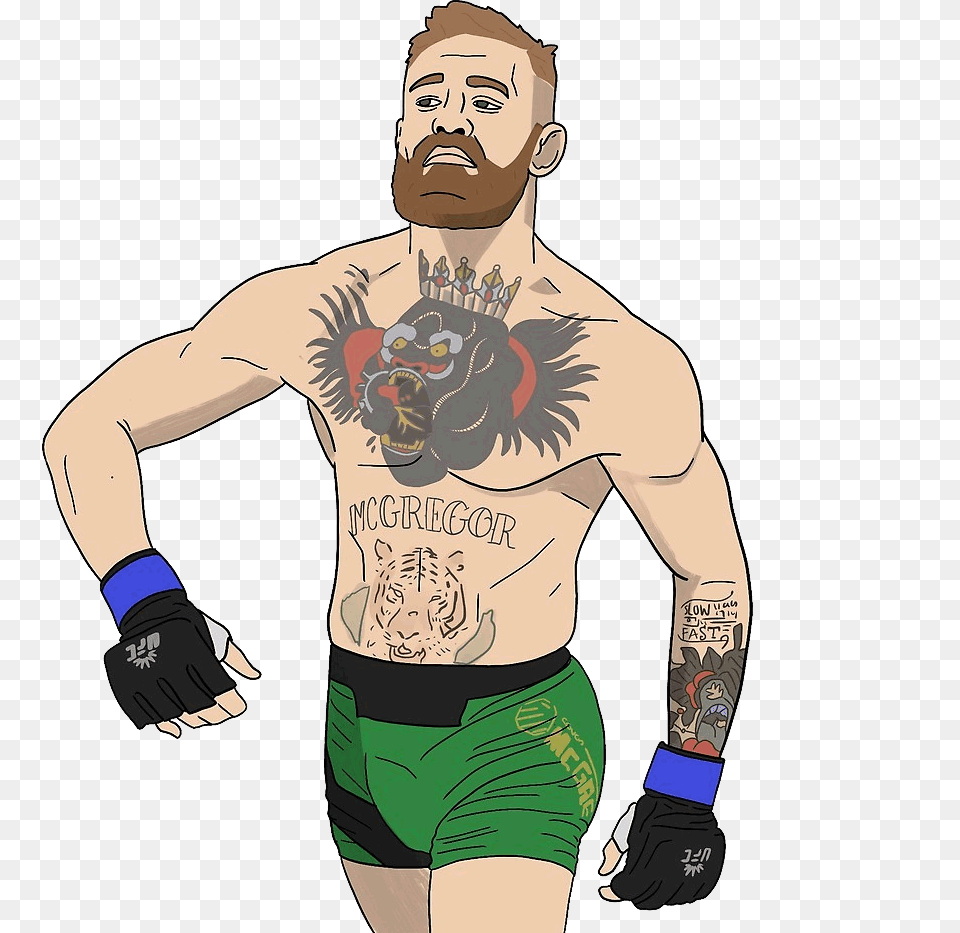 Conor Mcgregor, Tattoo, Skin, Person, Man Free Transparent Png