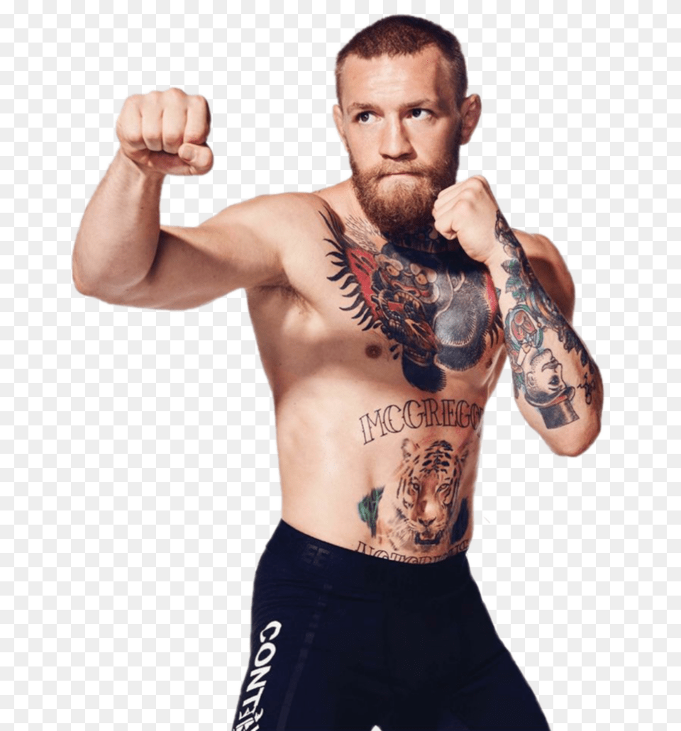 Conor Mcgregor, Tattoo, Skin, Person, Man Free Transparent Png