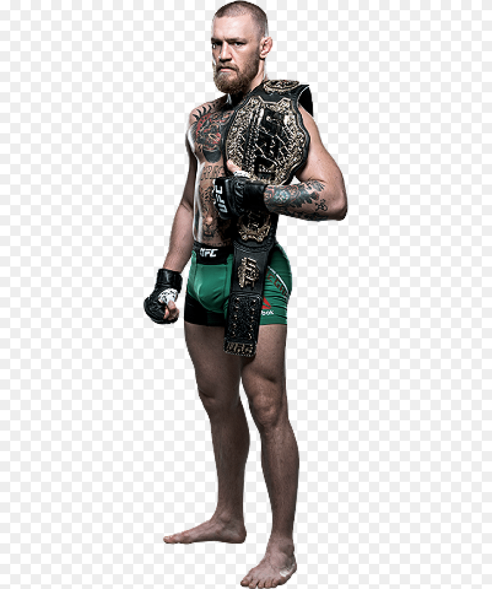 Conor Mcgregor Clear Background, Person, Skin, Tattoo, Adult Free Png Download