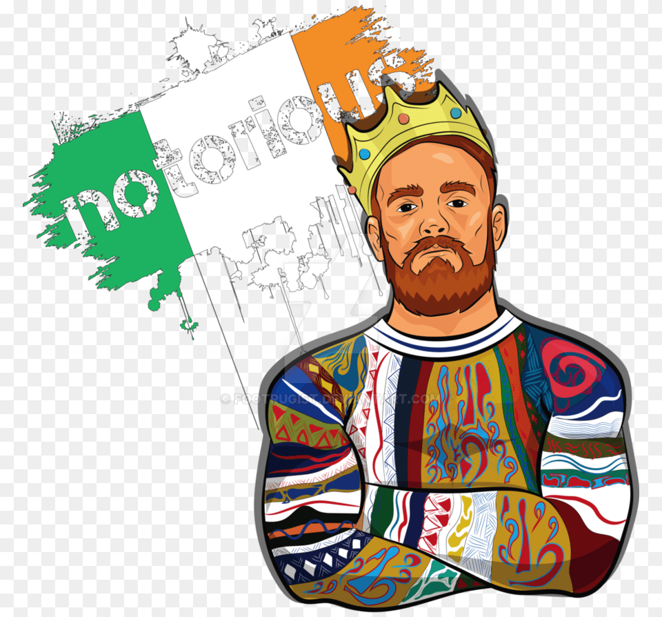 Conor Mcgregor Shirt Design, T-shirt, Clothing, Adult, Person Free Transparent Png