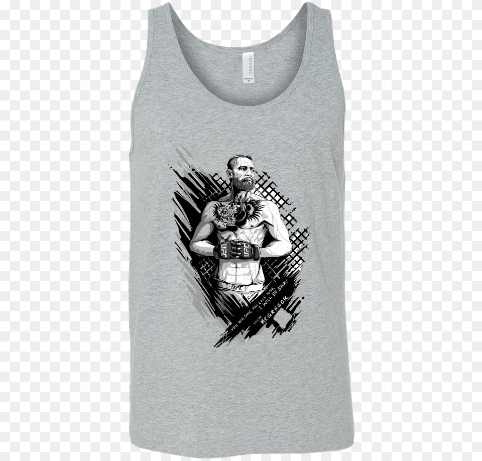 Conor Mcgregor Tank Men39s Sun39s Out Guns Out Tank Top Shirt Size, Clothing, T-shirt, Adult, Male Free Transparent Png
