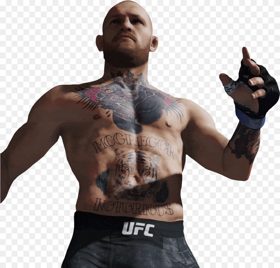 Conor Mcgregor Tattoo, Skin, Person, Man, Male Free Png Download