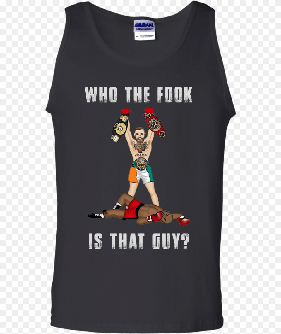 Conor Mcgregor Vs Floyd Mayweather Fook Is That Guy Shirt, Clothing, T-shirt, Person, Boy Free Png