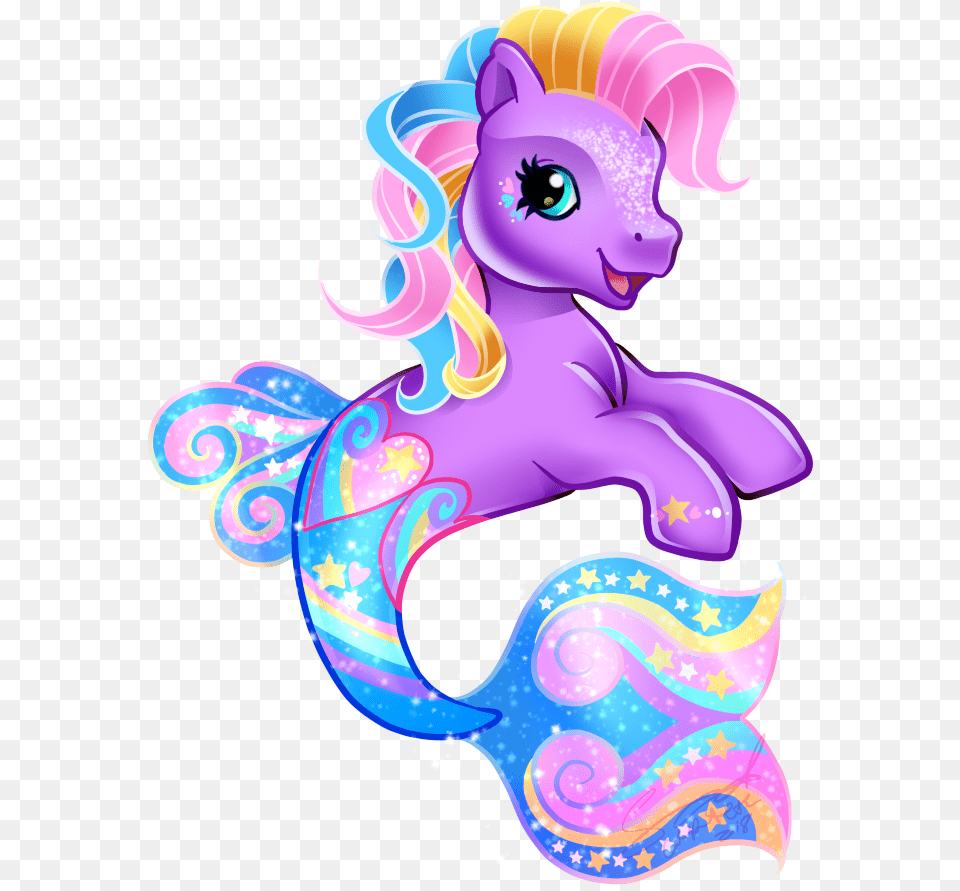 Conphettey G3 I Can T Believe It S Not Hasbro Studios My Little Pony G3 Merpony Art, Graphics, Pattern, Purple, Baby Png Image