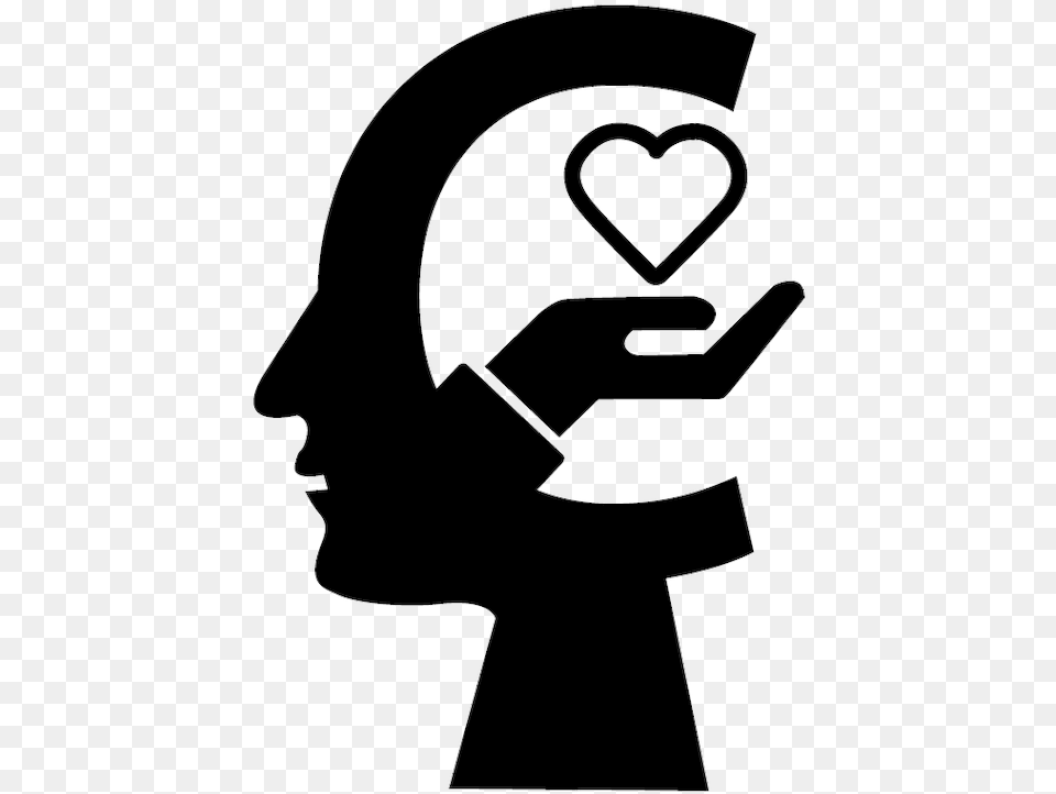 Conscience Skill Computer Blockchain Icons Heart In Hand, Stencil, Silhouette, Symbol Free Png Download