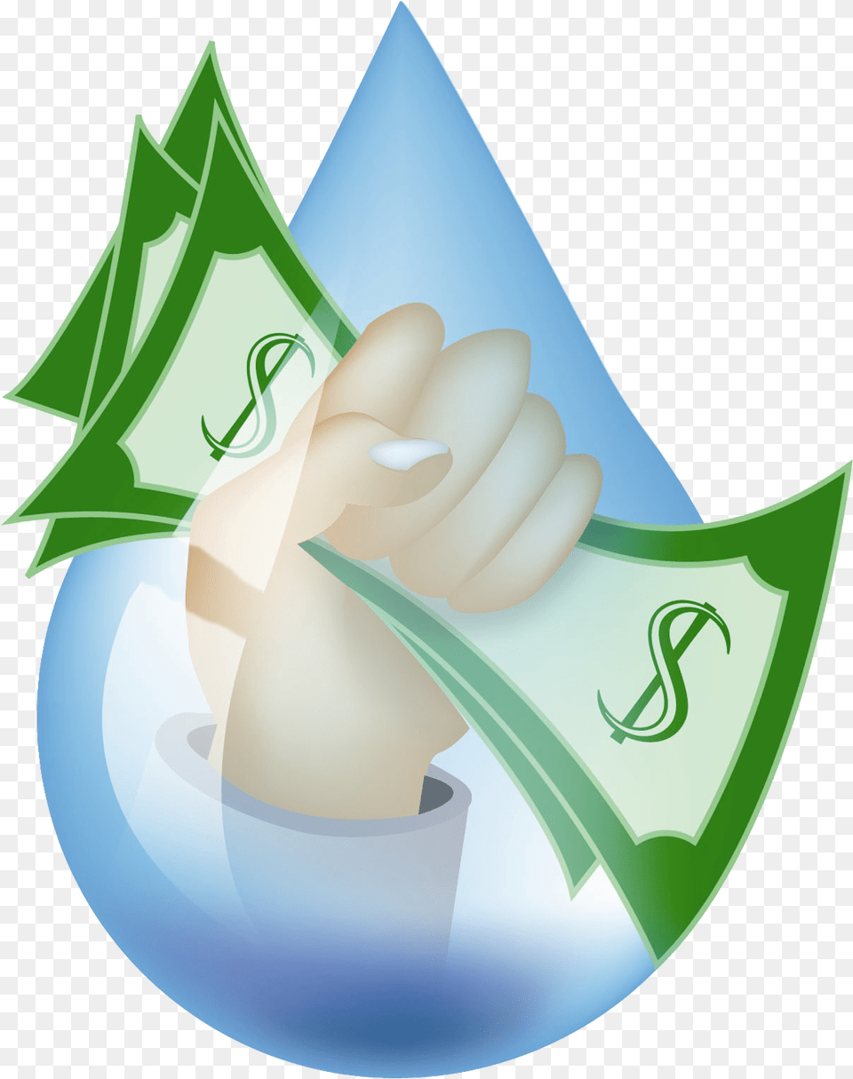 Conservation And Revenue Stability Cartoon Hand Holding Money, Clothing, Hat, Body Part, Person Free Transparent Png